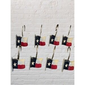Texas Shower Curtain Hooks